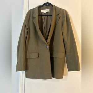 Treasure & Bond Olive Women's Blazer
